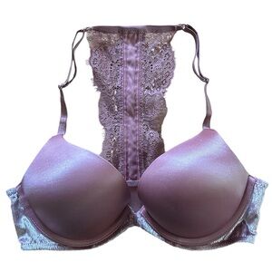 Victoria’s Secret Bombshell Push-up Bra with Racerback and front clasp
